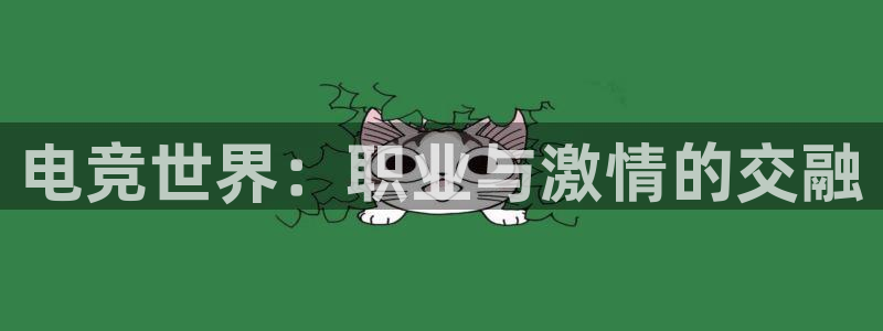ob电竞网站：电竞世界：职业与激情的交融